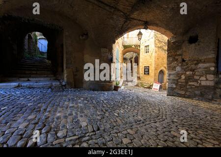 FRANCE. ARDECHE (07) SAINT MONTAN RUELLES ARCHED Stock Photo