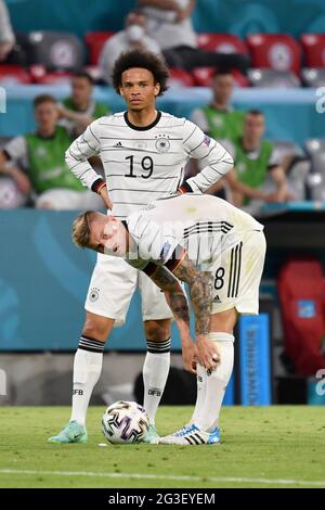 Muenchen Germany June 15 21 Leroy Sane Ger With His Family After The Game R His Girlfriend Candice Brook Group Stage Preliminary Round Group F Game M12 France Fra Germany Ger On