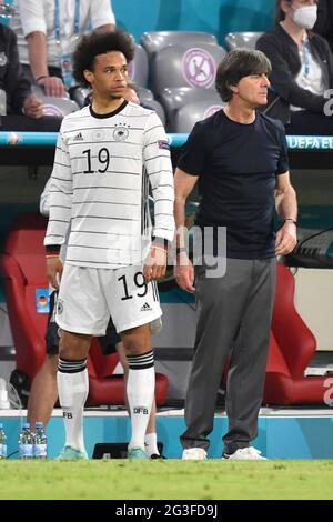 Muenchen Germany June 15 21 Leroy Sane Ger With His Family After The Game R His Girlfriend Candice Brook Group Stage Preliminary Round Group F Game M12 France Fra Germany Ger On