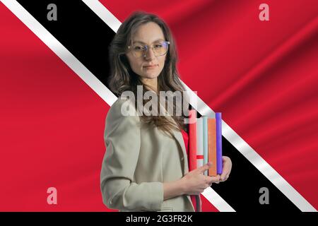 Librarian Day in Trinidad and Tobago. Book day in Trinidad and Tobago. Celebrating International Librarian Day Stock Photo