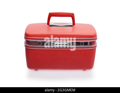 Vintage beaty case or make-up case Stock Photo