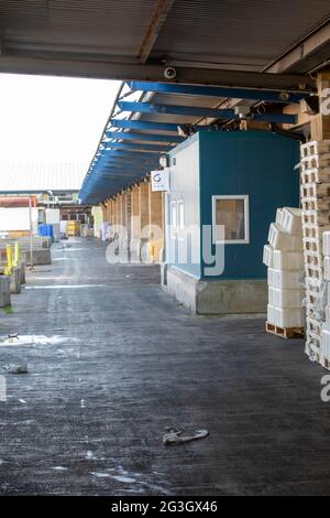 Grimsby Fish Market, Grimsby Docks, Uk Fishing Stock Photo