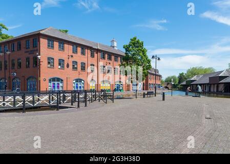 Coventry Canal Basin in the City of Coventry, West Midlands, UK Stock Photo