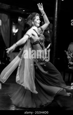 Egyptian Belly Dance Stock Photo