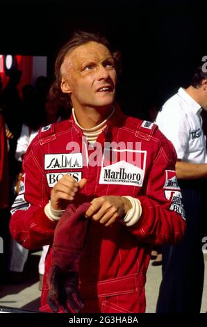 Niki Lauda. 1984 Austrian Grand Prix Stock Photo