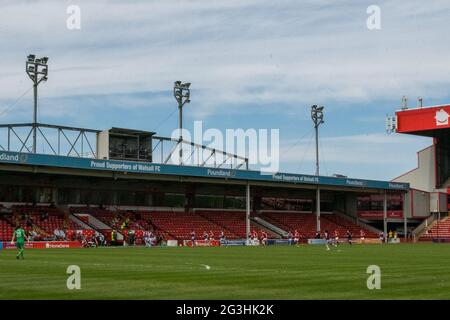 Walsall, England 24 April 2021. Barclays FA Women's Super League match between Aston Villa Women and Bristol City Women, played at the Banks's Stadium. Stock Photo