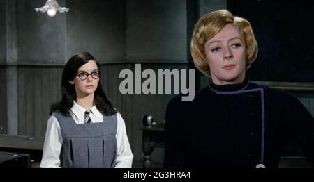 London.UK. Pamela Franklin and Maggie Smith in a scene in C