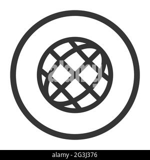 Worldwide support icon. Vector Illustration EPS10 Stock Vector
