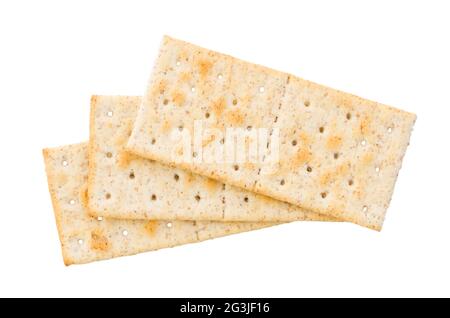 Small crackers isolated Stock Photo