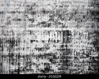 Black and white textured wall Stock Photo