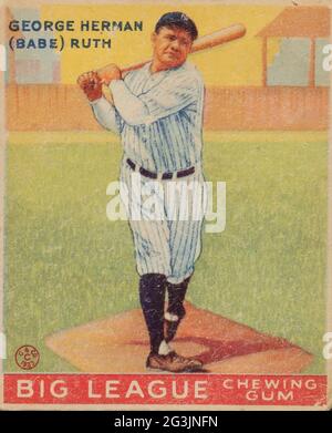 Antique black and white/ colorized photo of Babe Ruth as a coach with the Brooklyn  Dodgers circa 1938 Stock Photo - Alamy