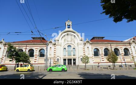 The central market hall in Sofia, Bulgaria. Stock Photo