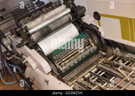 Old paper press stock image. Image of offset, ancient - 66169703