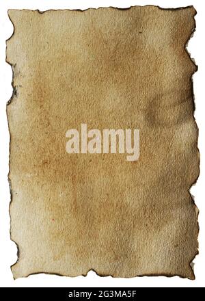 Old Parchment Paper Stock Photo