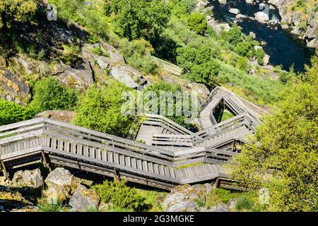 Paiva walkways,Arouca geopark Stock Photo