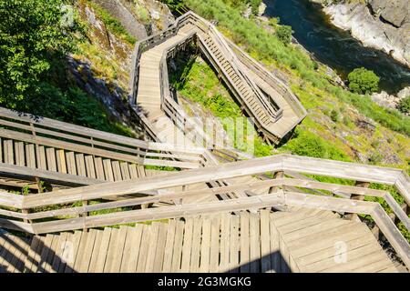 Paiva walkways,Arouca geopark Stock Photo