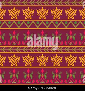 Floral vector seamless pattern design for wallpaper, textile , surface, fashion , background,tile, stationary, home decor, furnishing etc. Stock Vector