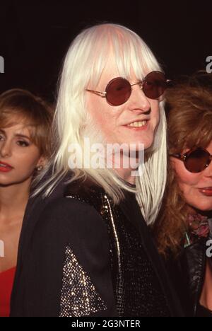 Edgar Winter attends the premiere of 'Bill and Ted's Bogus Journey' on July 18, 1991 at Mann Chinese Theater in Hollywood, California Credit: Ralph Dominguez/MediaPunch Stock Photo