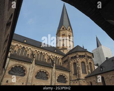 Bonner Muenster (Bonn Minster) basilica church in Bonn Stock Photo