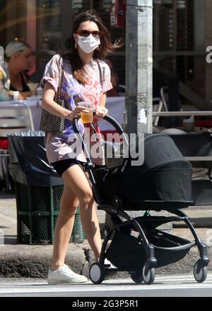 New York - NY - 20210519 - Emily Ratajkowski out with Son Sylvester ...