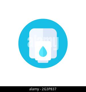 Hand sanitizer, dispenser with antibacterial gel Stock Vector