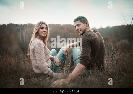 Travelers Rests Sitting On Edge Of Cliff Outdoors Stock Photo