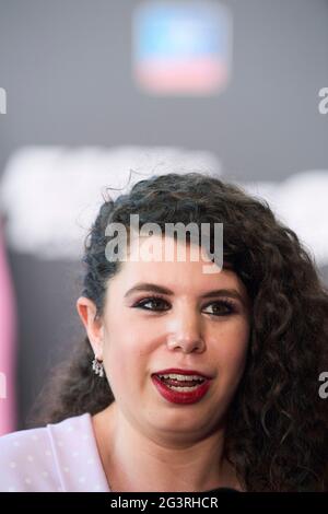 June 17, 2021, Madrid, Madrid, Spain: Carla Vigo Ortiz, Queen Letizia of Spain niece attends â€˜Fast & Furious 9' Premiere at Kinepolis Cinema on June 17, 2021 in Madrid, Spain (Credit Image: © Jack Abuin/ZUMA Wire) Stock Photo