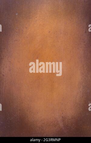 Old, grunge corroded metal surface with brown rust patterns Stock Photo