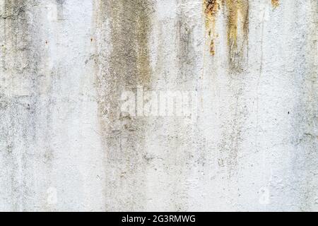 Old and grunge cement, concrete or plaster wall with patterns and cracks Stock Photo