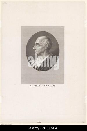 Portrait of Poet and Playwright Alfonso Varano, Antonio Locatelli, 1800