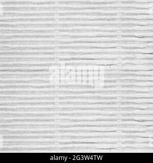 White corrugated cardboard texture background Stock Photo