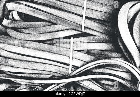 Distressed overlay texture of rubber seals, bands. grunge background. abstract halftone vector illustration Stock Vector