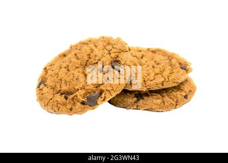 Cookies isolated on white background. Stock Photo
