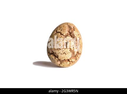 Very ancient egg with cracks Stock Photo