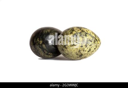 Very ancient egg with cracks Stock Photo