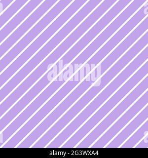 Seamless vector striped pattern. White smooth stripes on a pastel lilac background. Line picture. Color monochrome illustration for wallpaper, wrappin Stock Vector