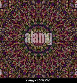 Abstract colorful dynamic round tiled mosaic background design Stock Vector