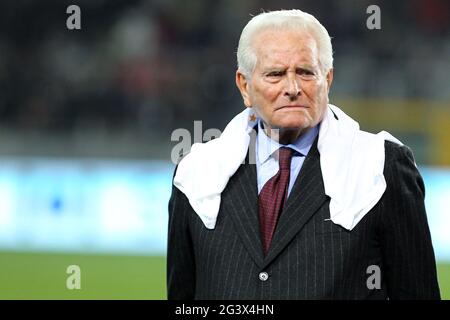 Former Juventus Fc player and former president of Juventus Fc Giampiero Boniperti Stock Photo