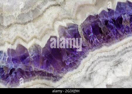 Macro image of rock cross section Stock Photo