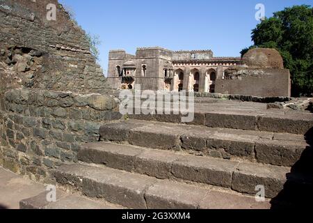 Hindola Mahal View, Mandu Stock Photo