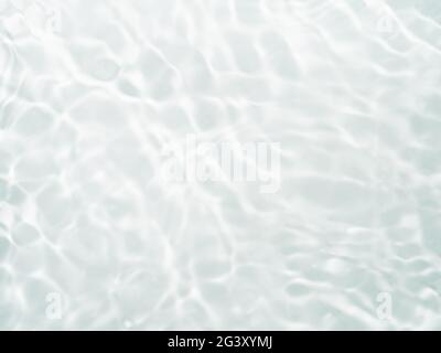 Ripple blur water texture with shadows on white Stock Photo