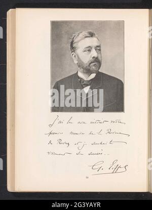 This portrait of Gustave Eiffel, the renowned French engineer ...