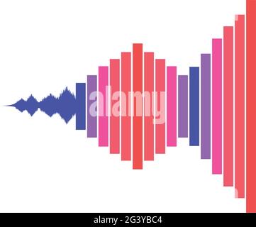 sound recognition voice Stock Vector
