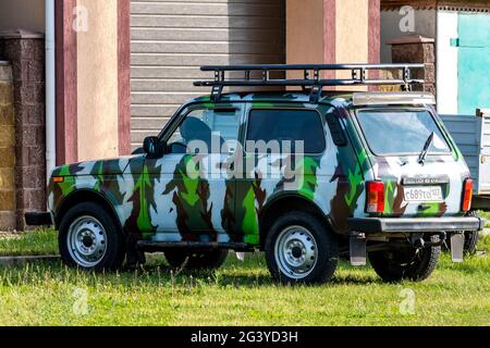 Outdoors, day light front view. Stock Photo