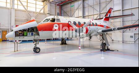 Scottish Aviation Jetstream T Mk1, RAF Museum, Cosford Stock Photo