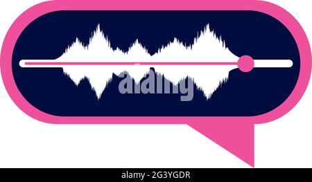 record voice recognition Stock Vector