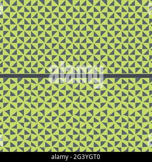 Seamless Abstract Simple Pattern. Scalable Doodle Style Geometric Pattern. Set of 2 Different Patterns made from Triangles. Neon Green Background and Stock Vector