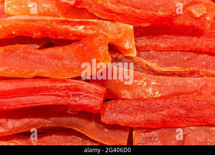 Dried papaya Stock Photo