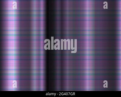 Illustration of a purple checkered curtain Stock Photo