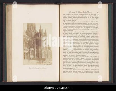 Bayeux Cathedral, from the South. . Stock Photo